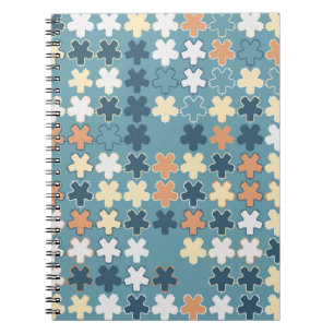 Cuaderno Patrón uniforme geométrico abstracto sin costuras 