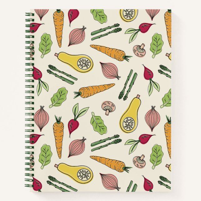 Cuaderno Patrón vegetal (Anverso)