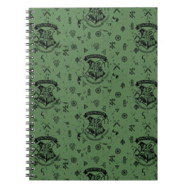 Cuaderno Patrón verde de HOGWARTS™