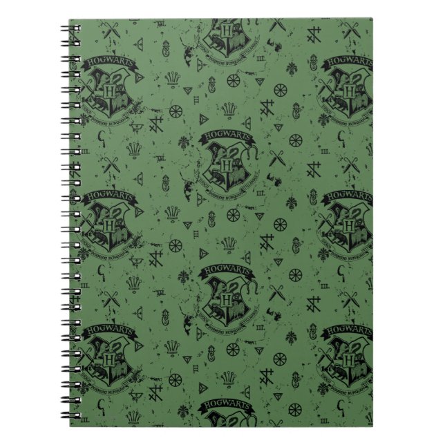 Cuaderno Patrón verde de HOGWARTS™ (Frente)