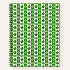 CUADERNO PATRÓN VERDE Y BLANCO DE VERGÜENZA