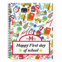 Patrón Vibrante Personalizable de Regreso a Clases