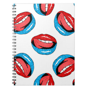 Cuaderno Patrón vintage con insignias de parche personaliza