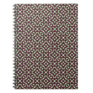 Cuaderno Patrón vintage sin foco. Antecedentes con beltifu