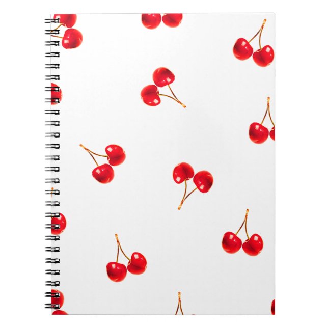 Cuaderno Patrón Vivid Cherry (Frente)