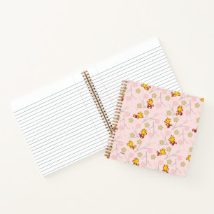 Cuaderno Patrón Woodstock de cerezo rosa