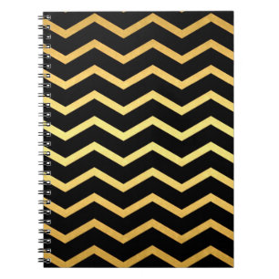 Cuaderno Patrón Zag Oro y Zig Negro