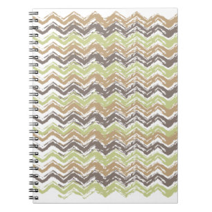 Cuaderno Patrón ZigZag de Melon Brandy Scribble