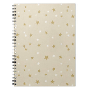 Cuaderno Patrones de arte de estrella dorada Un cielo noctu