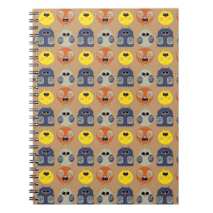 Cuaderno patrones de búho