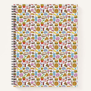 Cuaderno patrones de comida rápida 