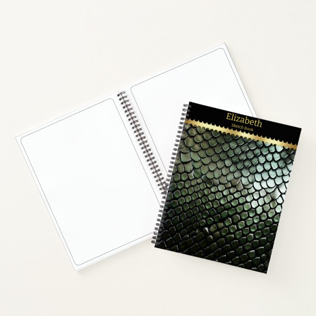 Cuaderno Patrones de piel de serpiente venenosos en la natu (Interior)