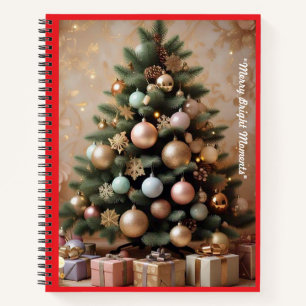 Cuaderno "Patrones dorados florales"