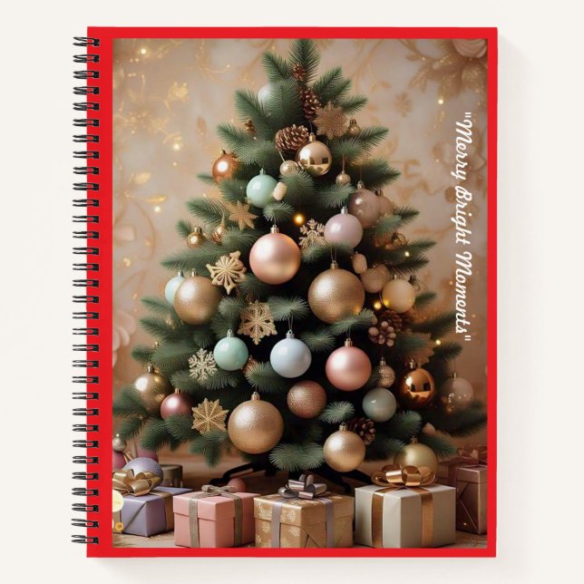 Cuaderno "Patrones dorados florales" (Anverso)