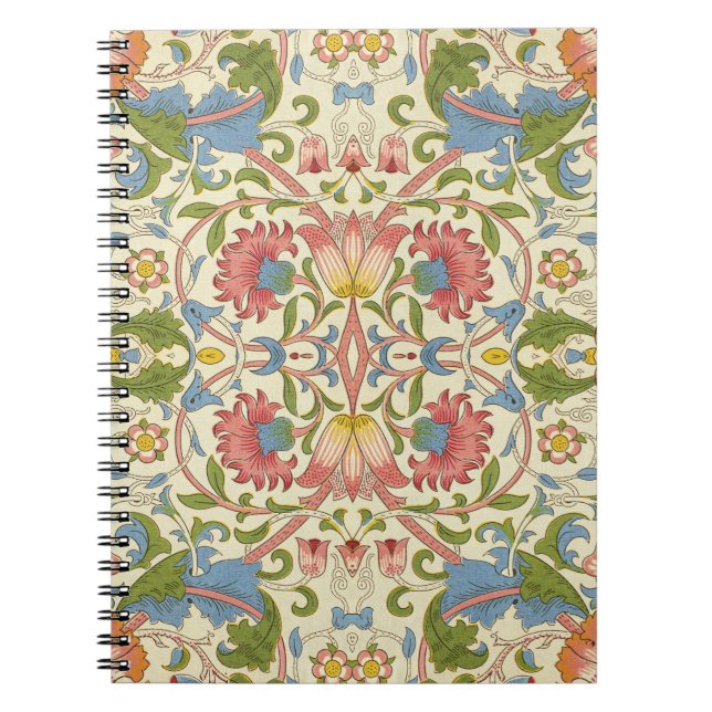 Cuaderno Patrones florales de William Morris Loddon Blossom (Frente)