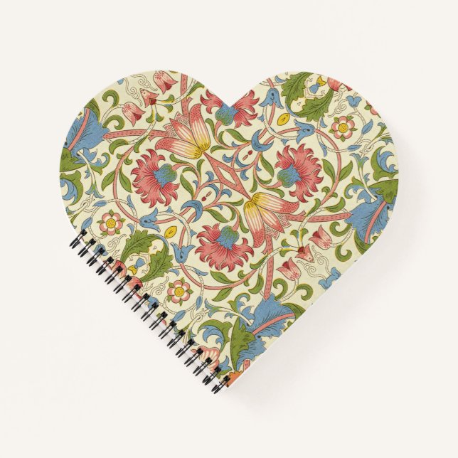 Cuaderno Patrones florales de William Morris Loddon Blossom (Anverso)