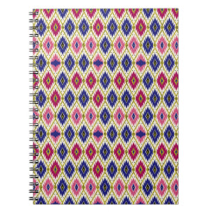 Cuaderno Patrones geométricos: Ilustra textil tradicional