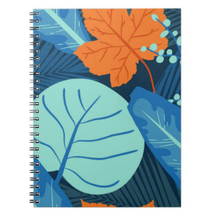 Cuaderno Patrones tropicales planta de arte planta de vida