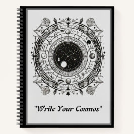 Cuaderno Patrones zodiacales: diseño celeste intrincado