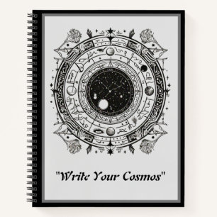Cuaderno Patrones zodiacales: diseño celeste intrincado