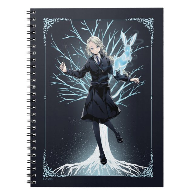 Cuaderno Patrono de Conejo de Anime Luna Lovegood (Frente)