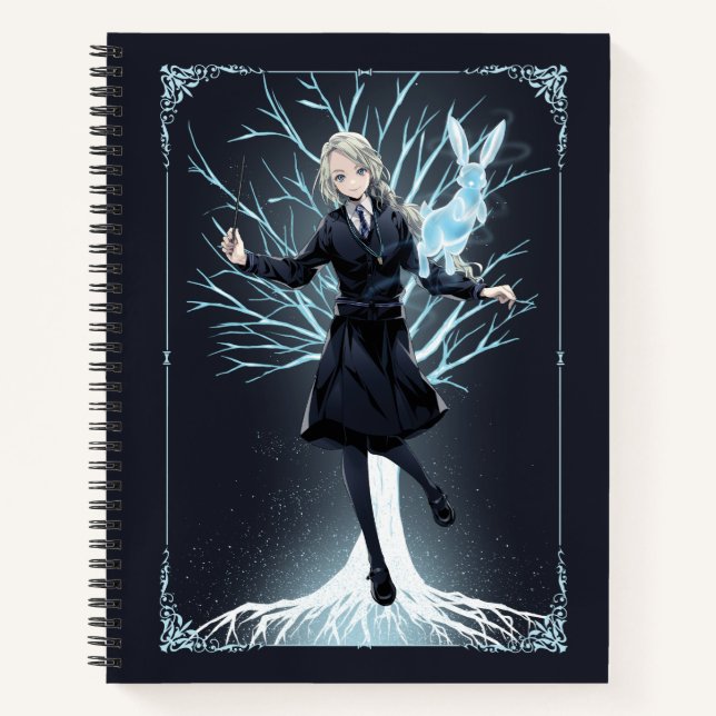 Cuaderno Patrono de Conejo de Anime Luna Lovegood (Anverso)