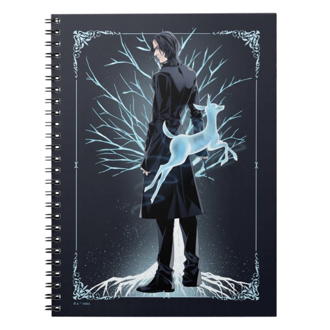 Cuaderno Patrono de Doe de Anime Severus Snape (Frente)