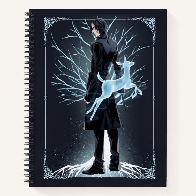 Cuaderno Patrono de Doe de Anime Severus Snape (Anverso)