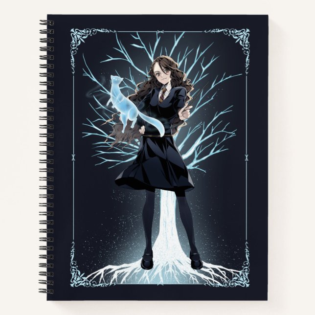 Cuaderno Patrono Otter de Anime Hermione Granger (Anverso)