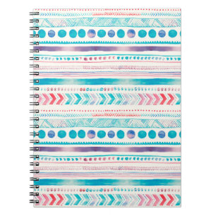 Cuaderno Patte ornamental de la etnia tribal de las aguas s