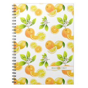 Cuaderno Patten de cítricos y Naranjas de arte