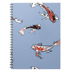 Cuaderno Pattern fish carp koi koi carp