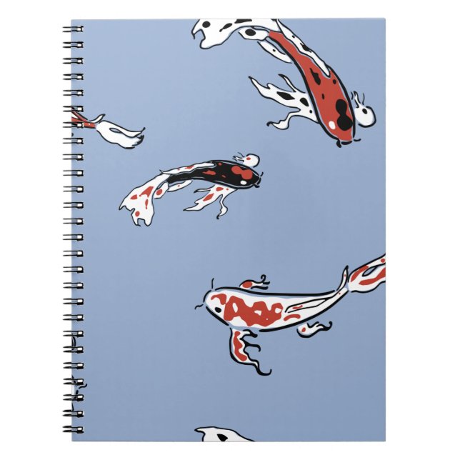 Cuaderno Pattern fish carp koi koi carp (Frente)