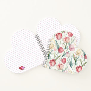 Cuaderno Pattern Watercolor Modern Tulips