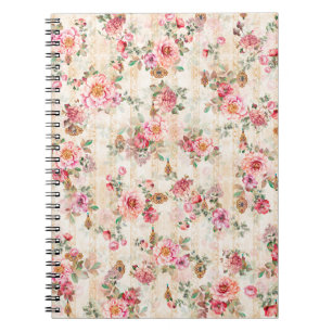 Cuaderno Patternsabstract textil de textura floral, ba