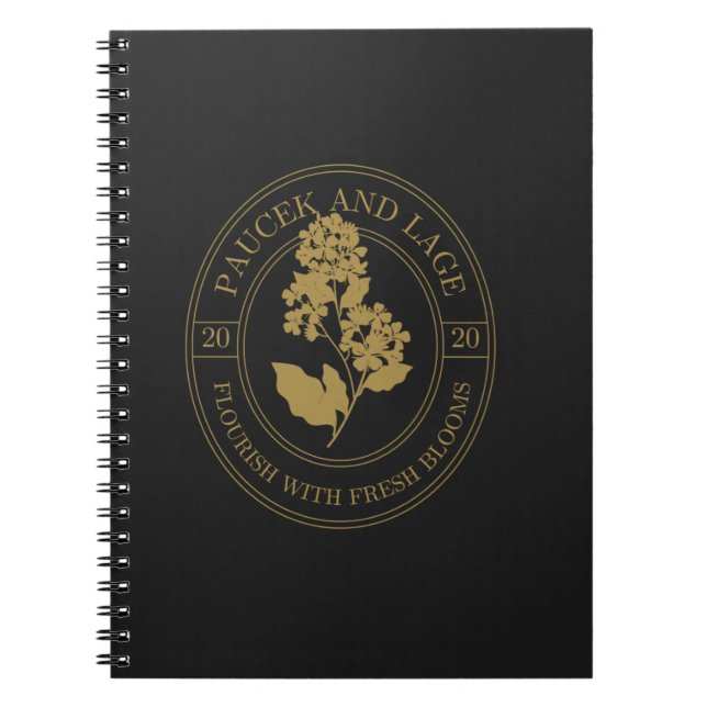 Cuaderno Paucek & Lage – Prosperar con Flores Frescas (Frente)