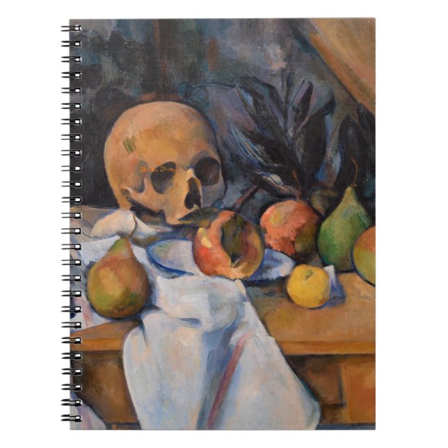 Cuaderno Paul Cezanne - Bodegón con calavera (Frente)