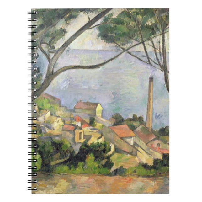 Cuaderno Paul Cezanne el | el mar en el l'Estaque, 1878 (Frente)