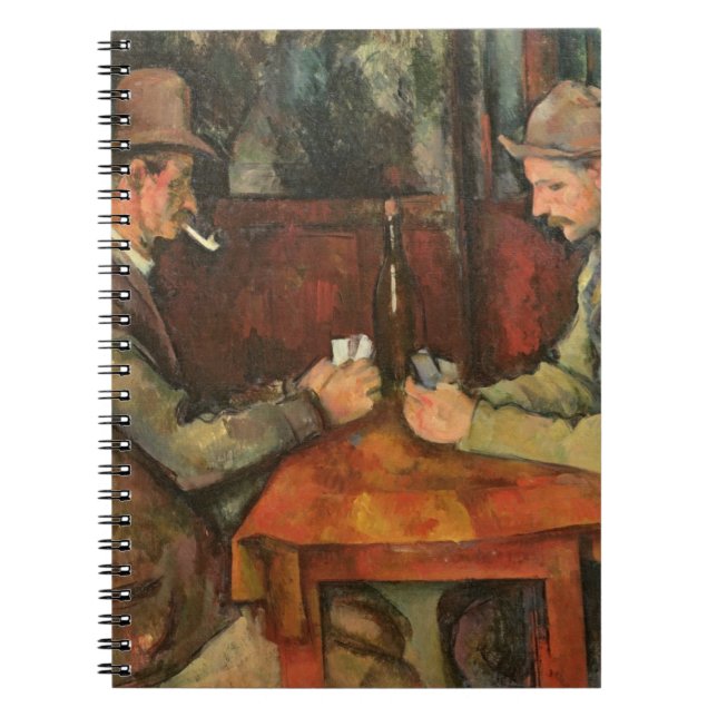 Cuaderno Paul Cezanne el | los jugadores de tarjeta, (Frente)