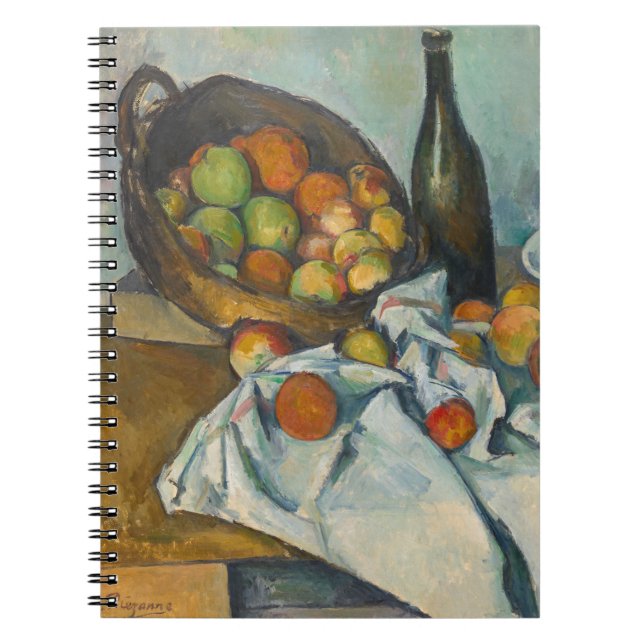 Cuaderno Paul Cezanne - La canasta de manzanas (Frente)