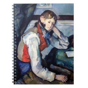 Cuaderno Paul Cezanne - Niño con Chaleco Rojo