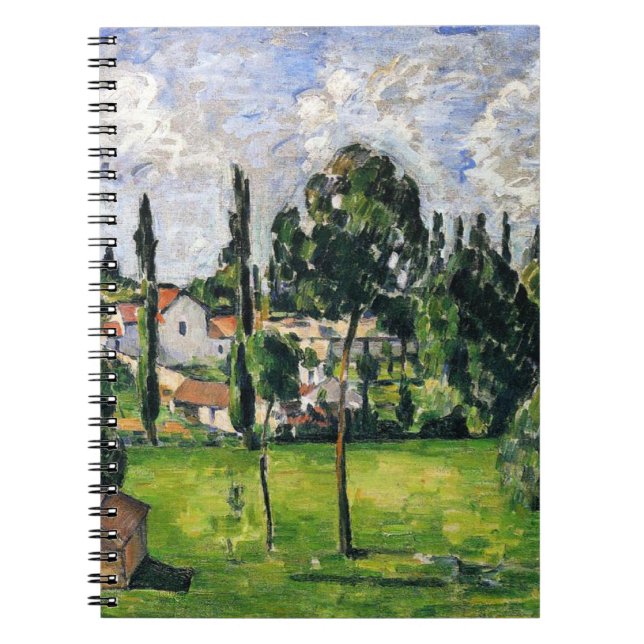Cuaderno Paul Cezanne - Paisaje con línea de agua, (Frente)