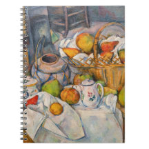 Paul Cezanne - Todavía la vida con una canasta