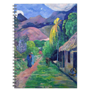 Cuaderno Paul Gauguin - Calle en Tahití