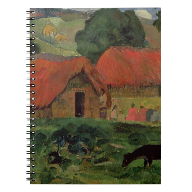 Cuaderno Paul Gauguin el | las tres chozas, Tahití, 1891-92 (Frente)