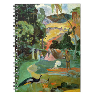 Cuaderno Paul Gauguin Matamoe o, Paisaje con pavos reales