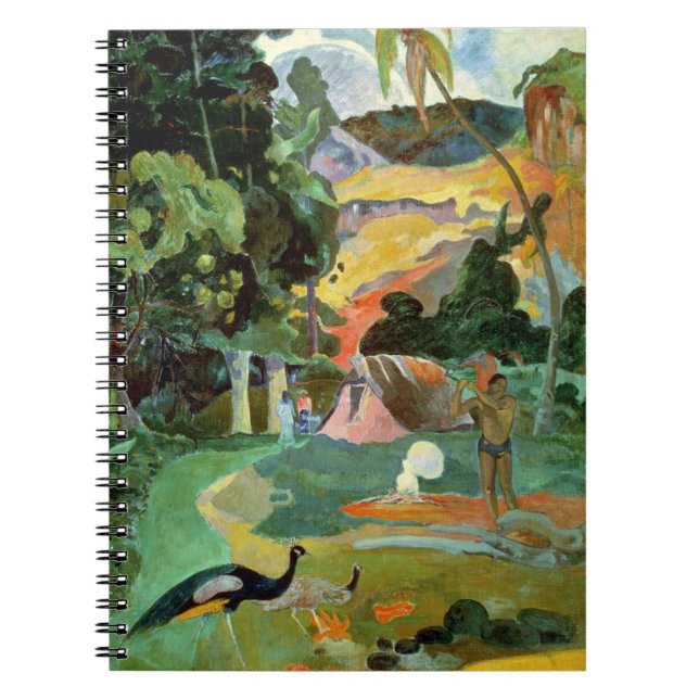 Cuaderno Paul Gauguin| Matamoe o, Paisaje con pavos reales (Frente)