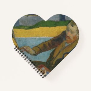 Cuaderno Paul Gauguin Vincent van Gogh pintando girasoles