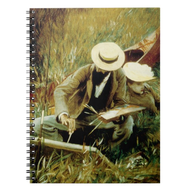 Cuaderno Paul Helleu Sketching con su esposa (Frente)
