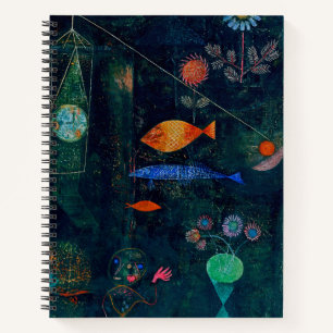 Cuaderno Paul Klee Fish Magic Resumen Pintura de arte gráfi